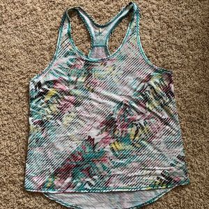 Prana Breezie Print Scoop Neck Racerback Tank